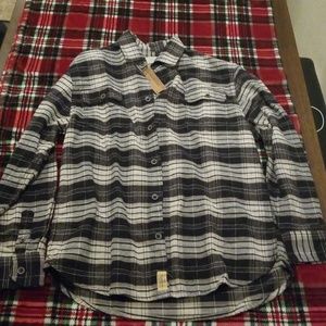 NWT mens large flannel